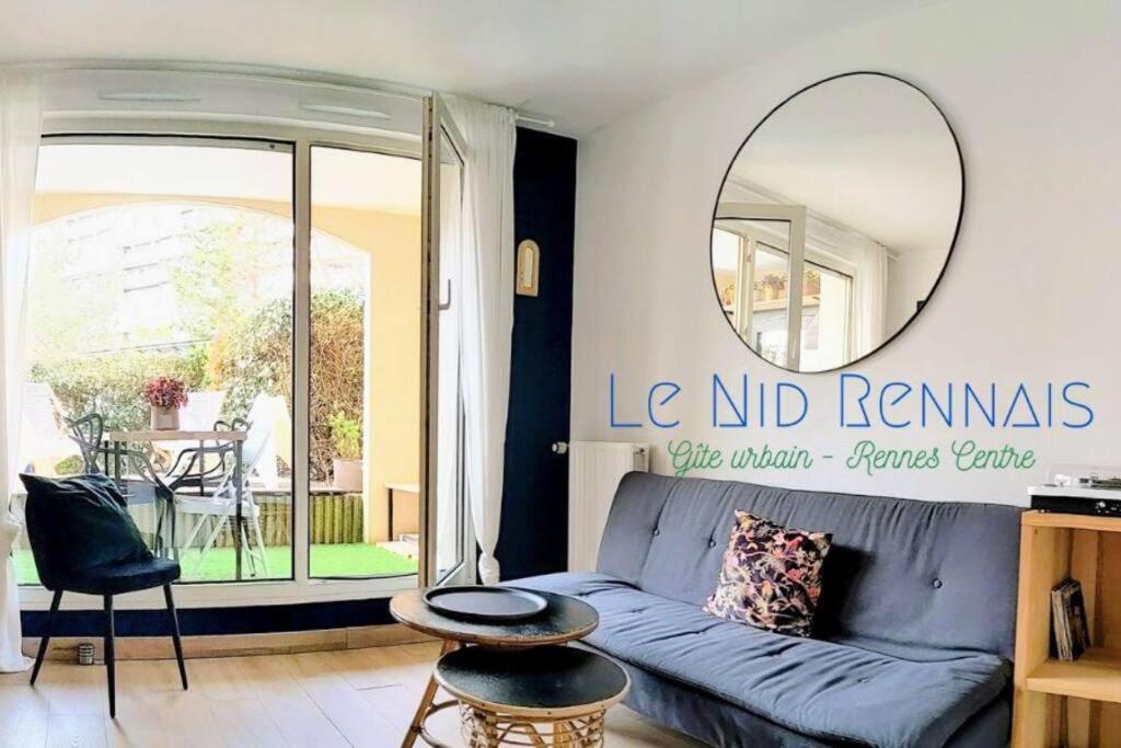 Charmant T2 Avec Jardin Proche Gare Rennes Bagian luar foto